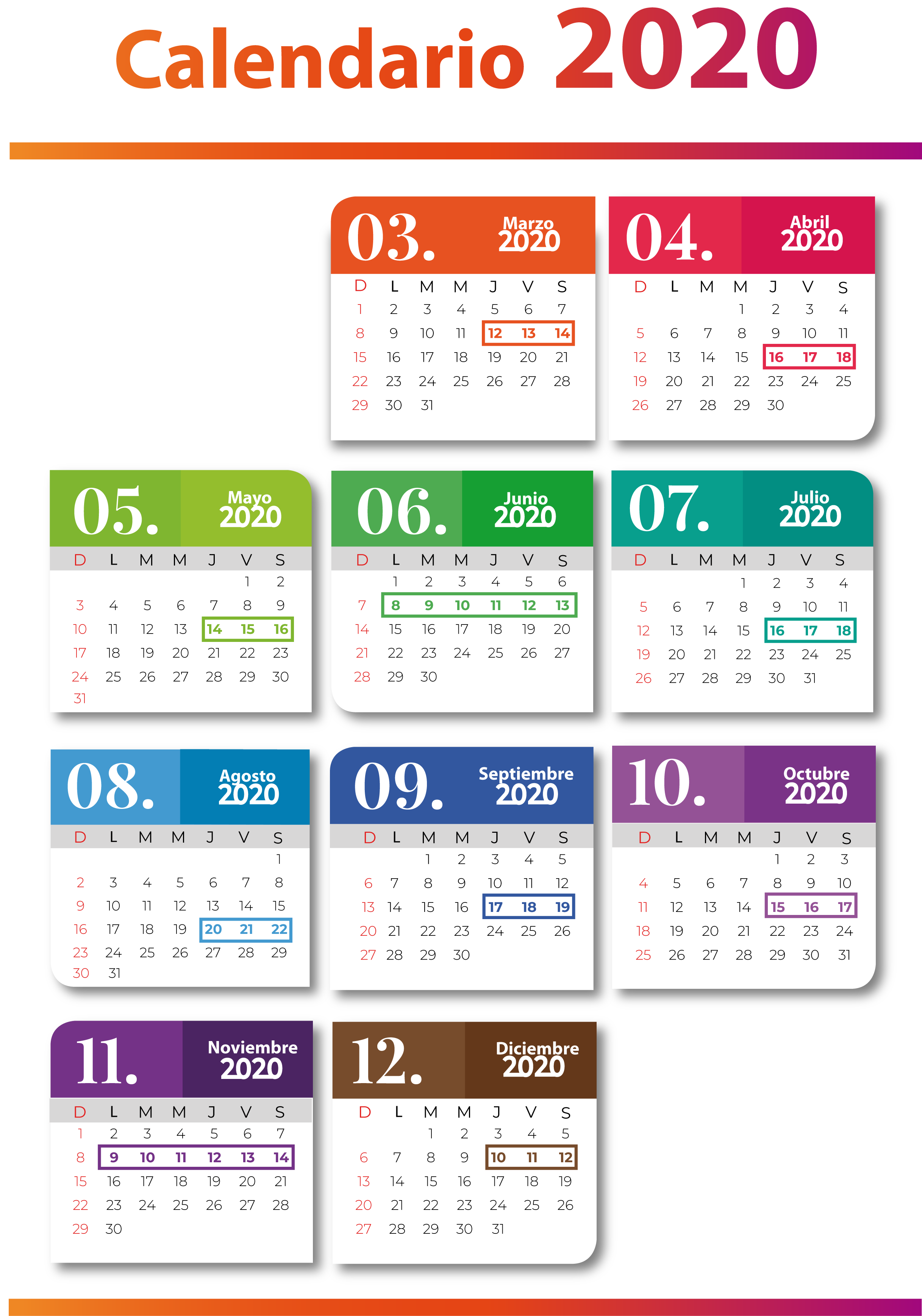 Calendario Jul 2021 Calendario Unitec 2020 Actualizado Aria Art